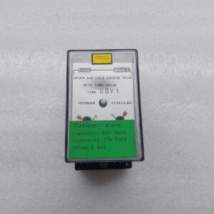 HERMAN EEKELS BV UOV-1 UNDER AND OVER VOLTAGE RELAY WITH TIME DELAY