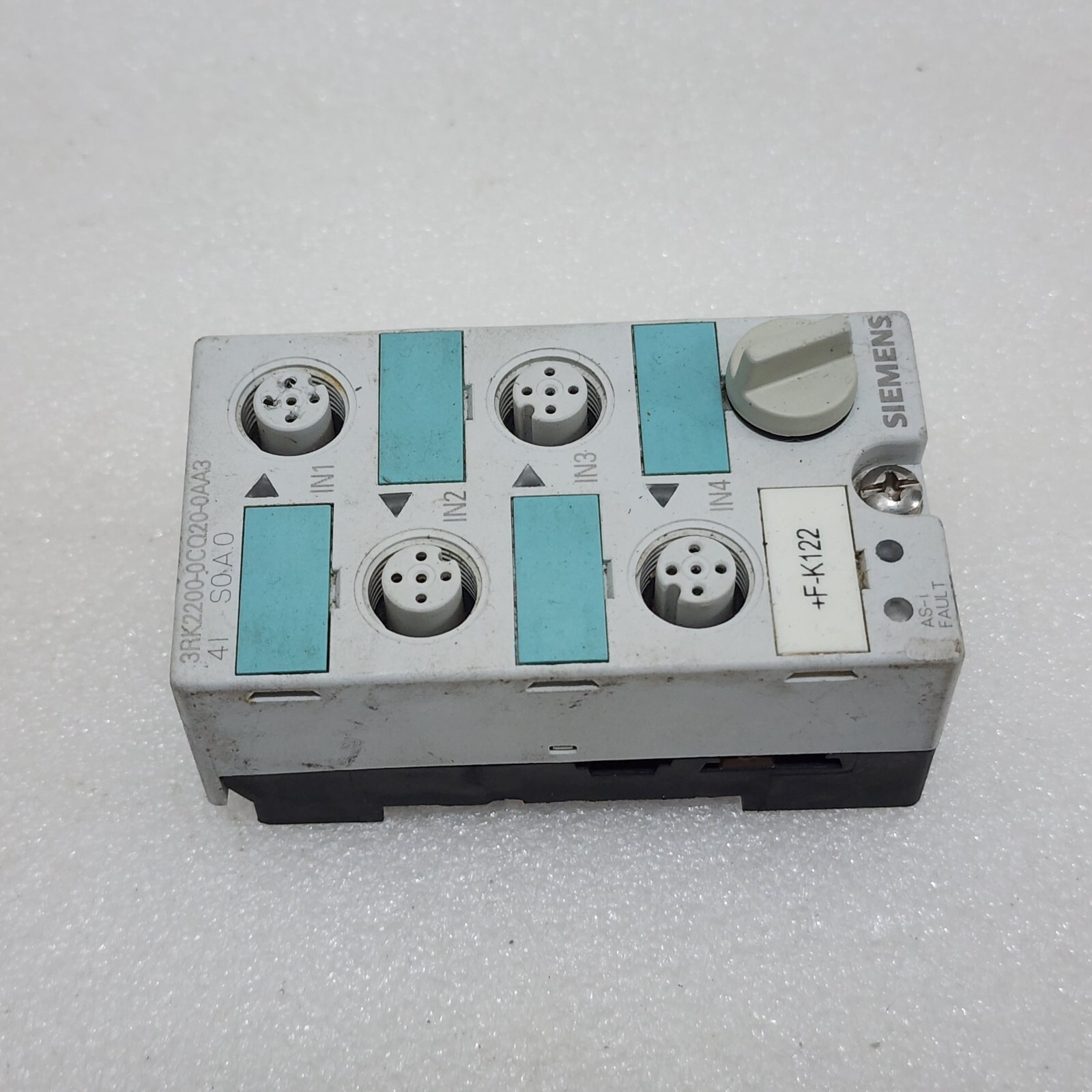 SIEMENS 3RK2200-0C020-0AA3 ASI DIGITAL INPUT MODULE - Image 2