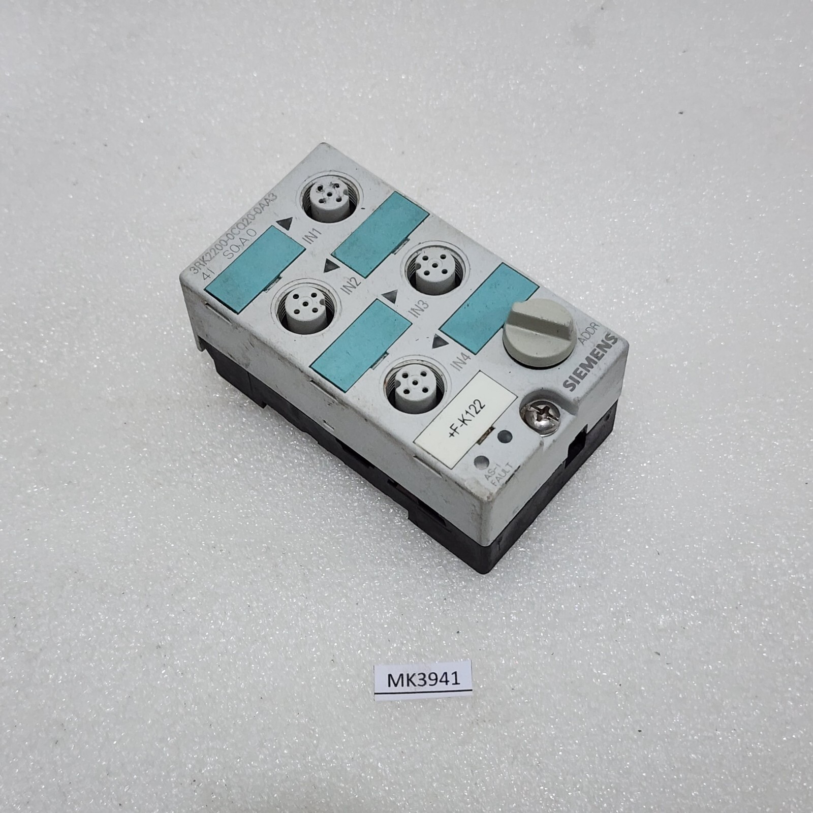 SIEMENS 3RK2200-0C020-0AA3 ASI DIGITAL INPUT MODULE - Image 7