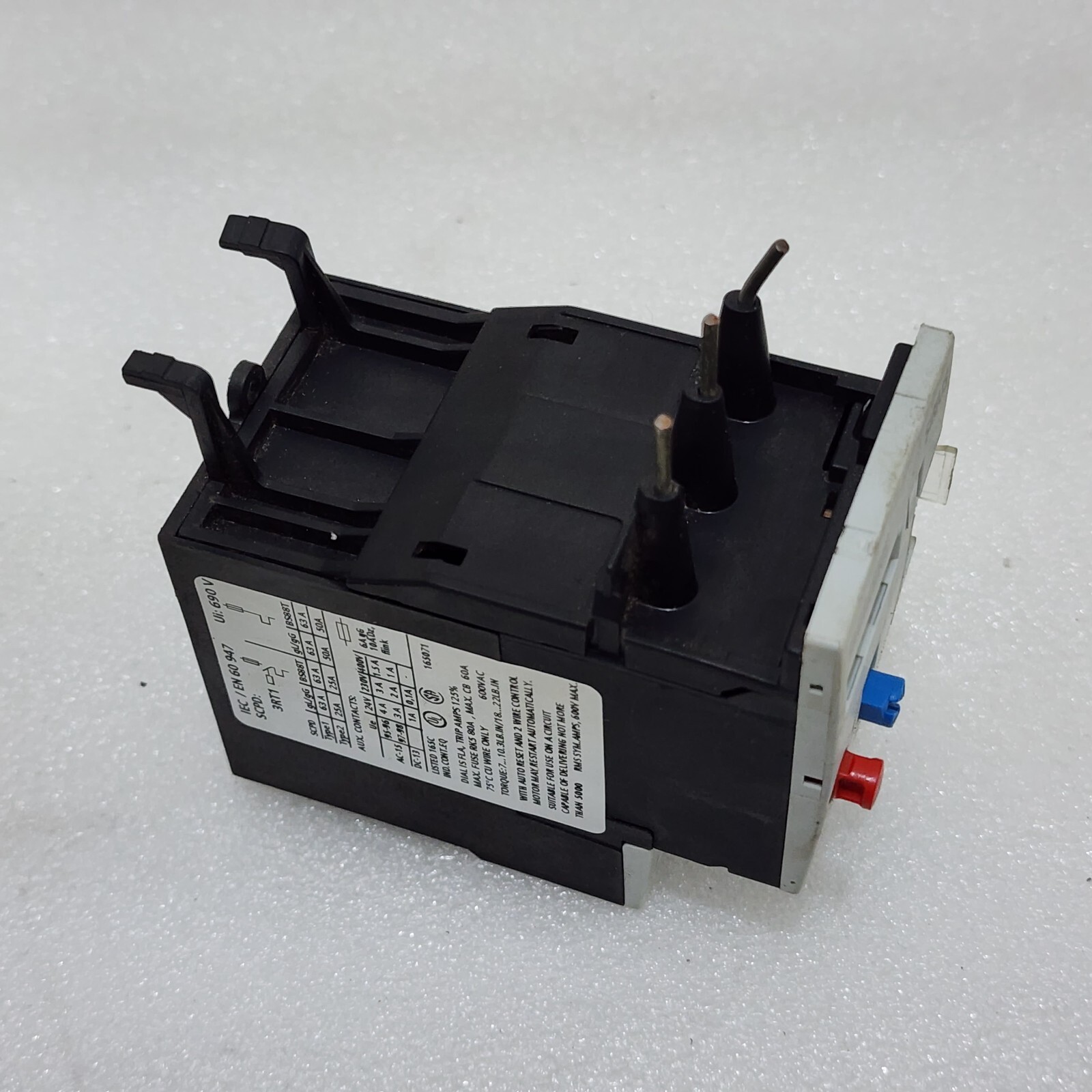 SIEMENS SIRIUS 3RU1126-4BB0 THERMAL OVERLOAD RELAY 14-20A - Image 5