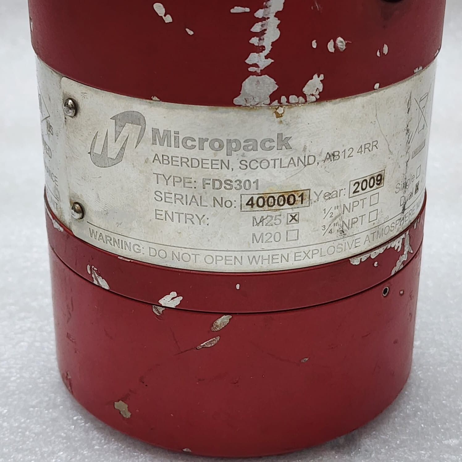 MICROPACK FDS 301 VISUAL FLAME DETECTOR - Image 10