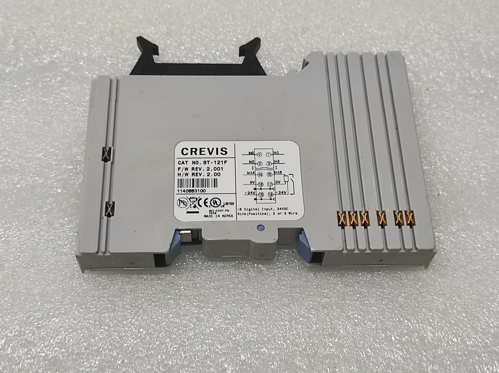 CREVIS ST-121F 16-POINT DIGITAL INPUT MODULE 12/24VDC - Image 3