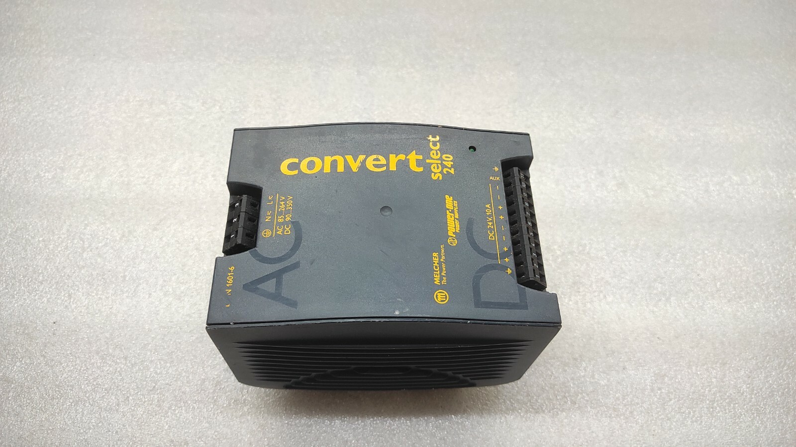 MELCHER POWER ONE CONVERT SELECT LWN 1601-6 AC-DC CONVERTER 24.7VDC 10A - Image 2