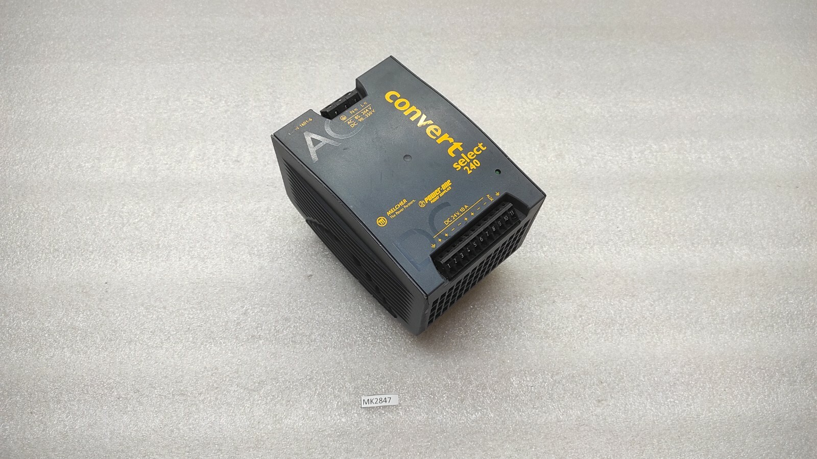 MELCHER POWER ONE CONVERT SELECT LWN 1601-6 AC-DC CONVERTER 24.7VDC 10A - Image 11