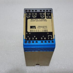 MEASUREMENT TECHNOLOGY MTL2212 3-CH SWITCH OPERATED RELAY 120VAC
