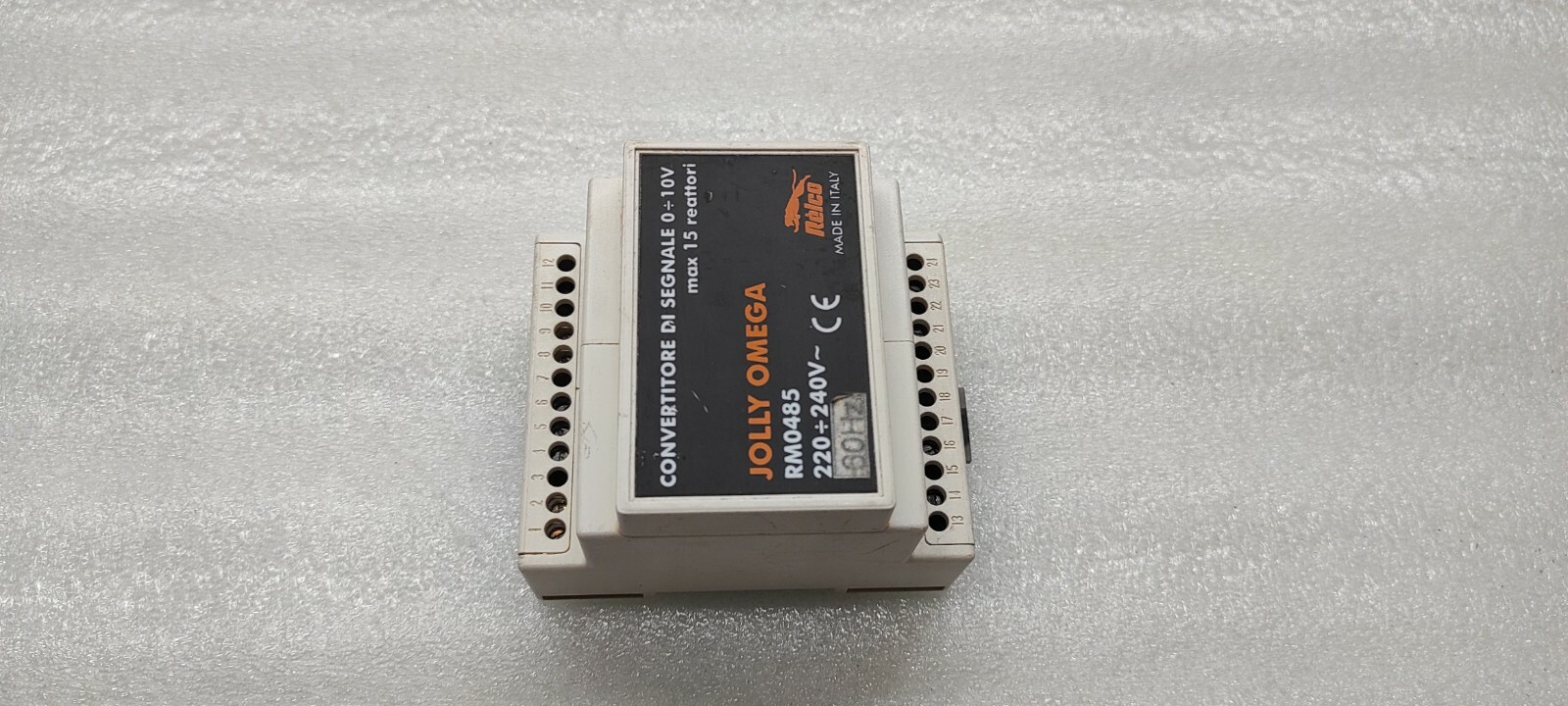 JOLLY OMEGA RELCO RM0485 SIGNAL CONVERTER 220-240V - Image 2
