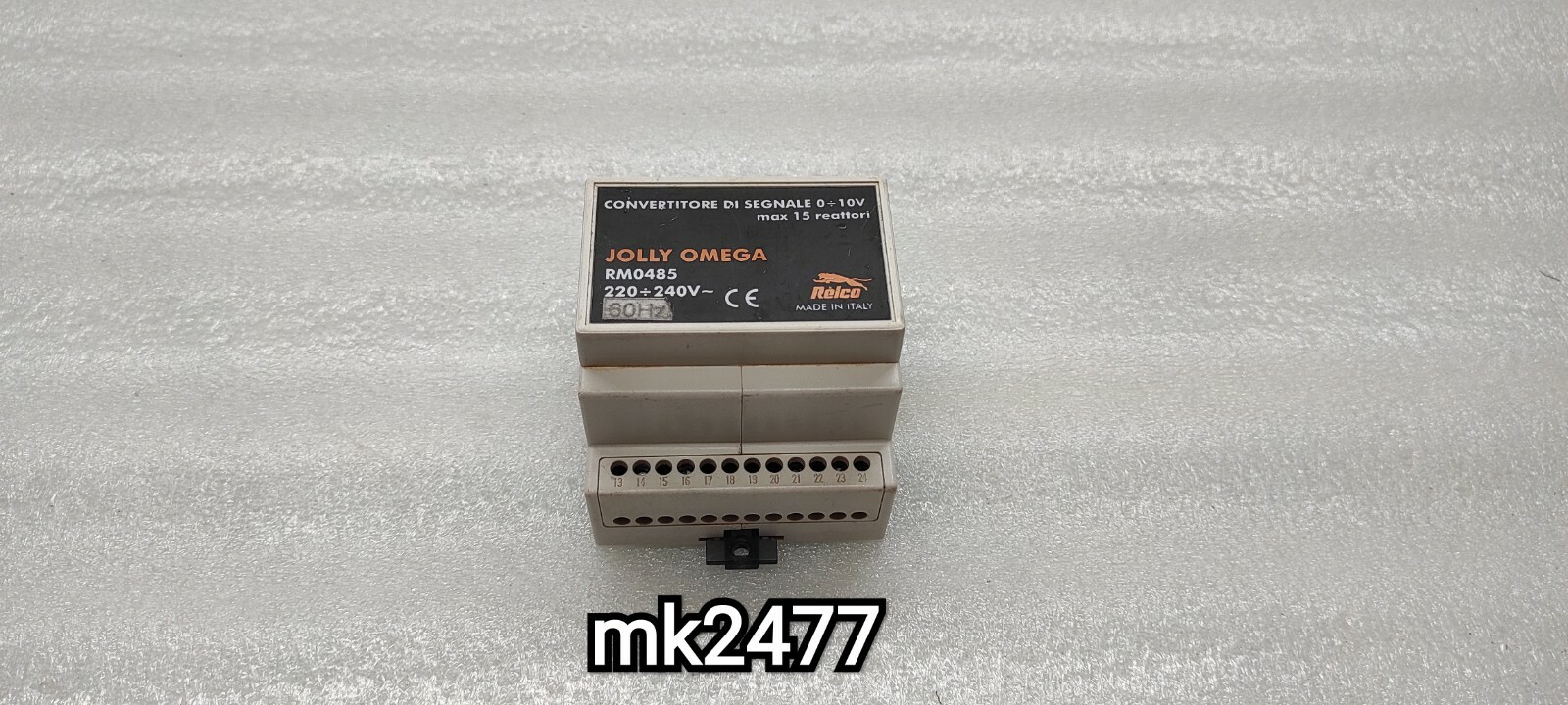JOLLY OMEGA RELCO RM0485 SIGNAL CONVERTER 220-240V - Image 7