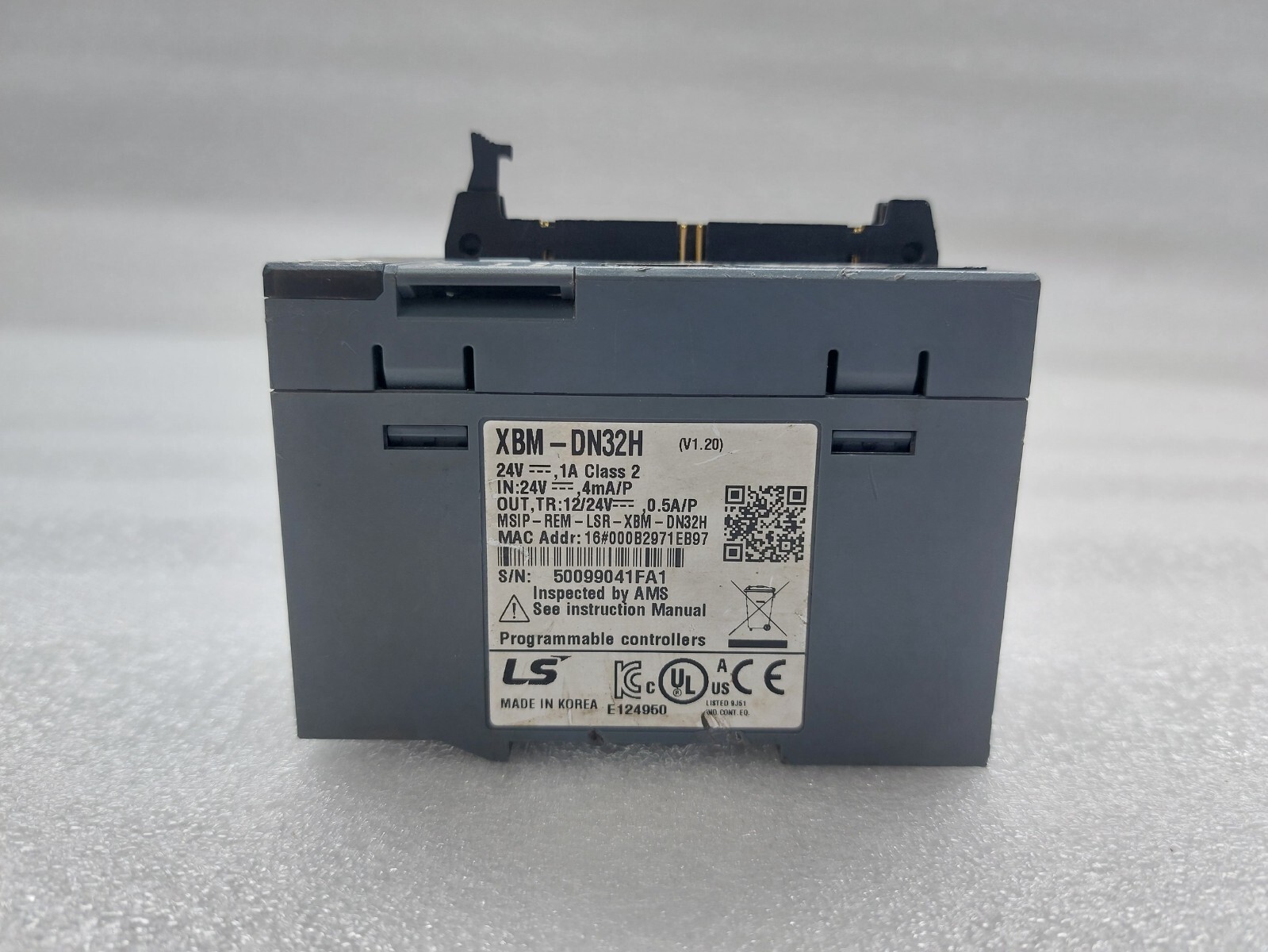LS XBM-DN32H PLC BASE UNIT 24V - Image 3