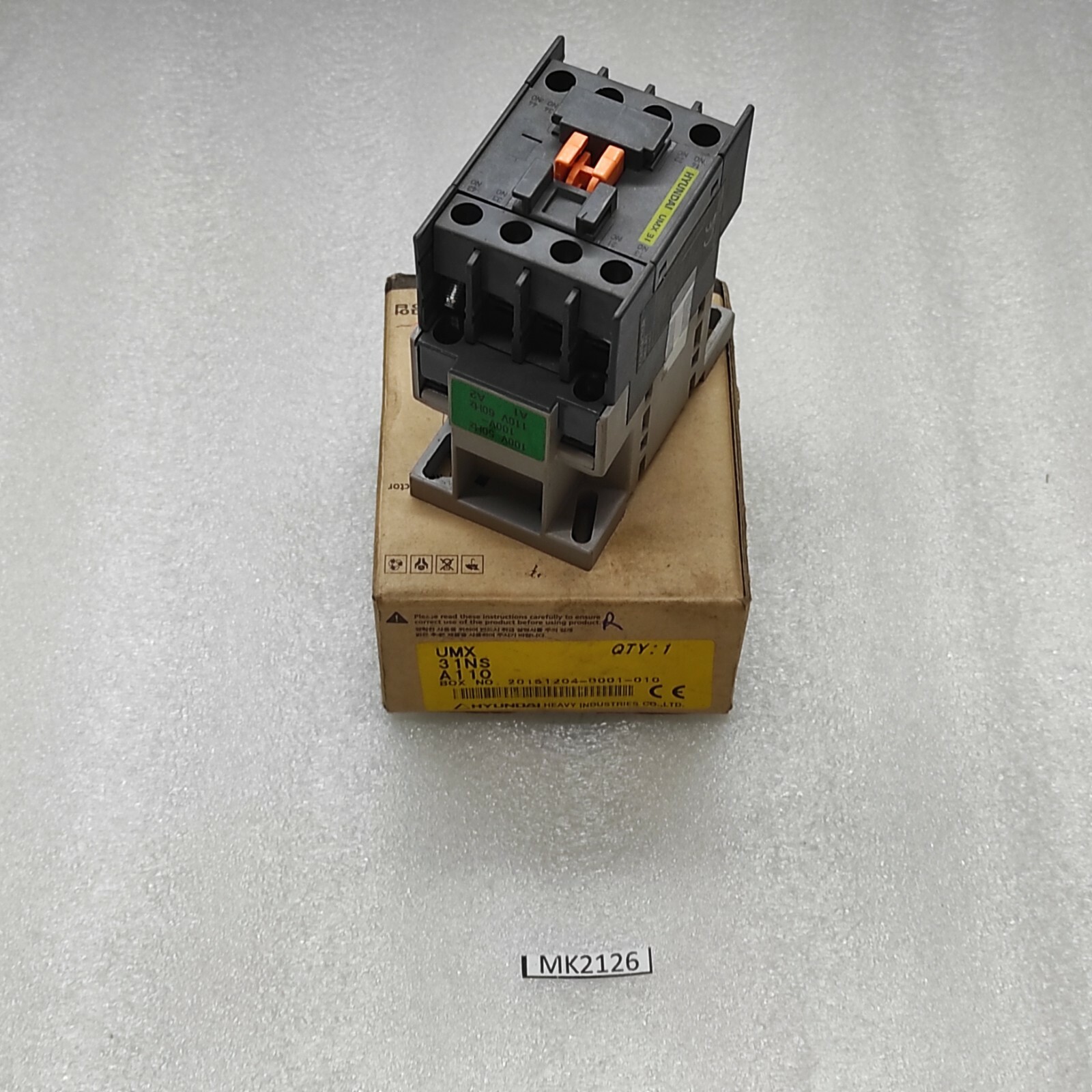 HYUNDAI UMX 31 CONTACTOR RELAY COIL VOLTAGE 100-110V - Image 12