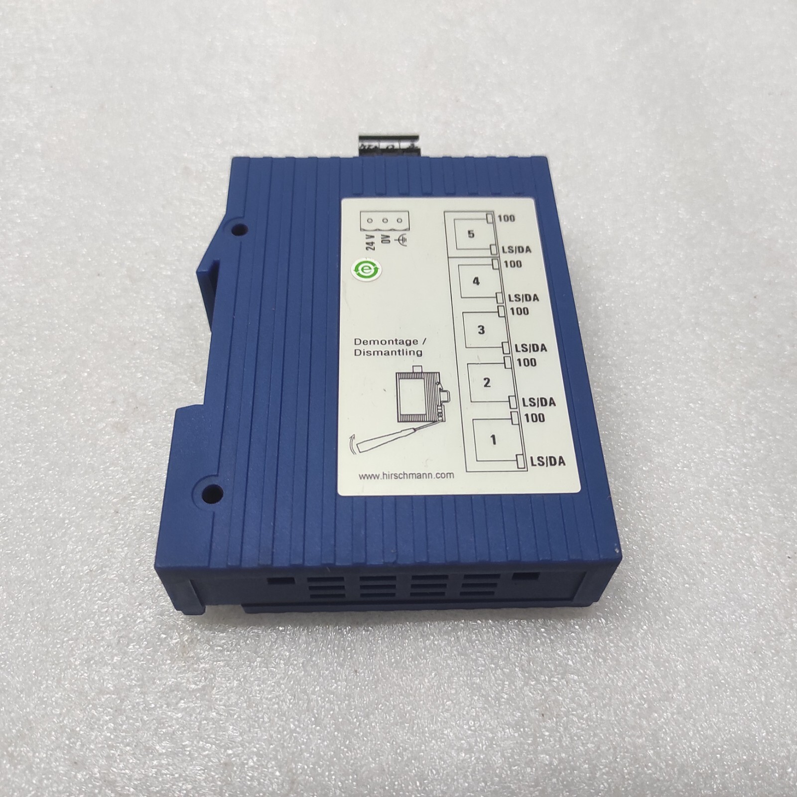 HIRSCHMANN SPIDER 5TX RAIL SWITCH 9.6-32VDC - Image 3