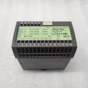CAMILLE BAUER SINEAX M563 PROGRAMMABLE MULTI TRANSDUCER 3-ANALOG OUTPUT RS232