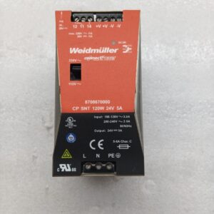 WEIDMULLER CP SNT 120W 24V 5A POWER SUPPLY 8708670000
