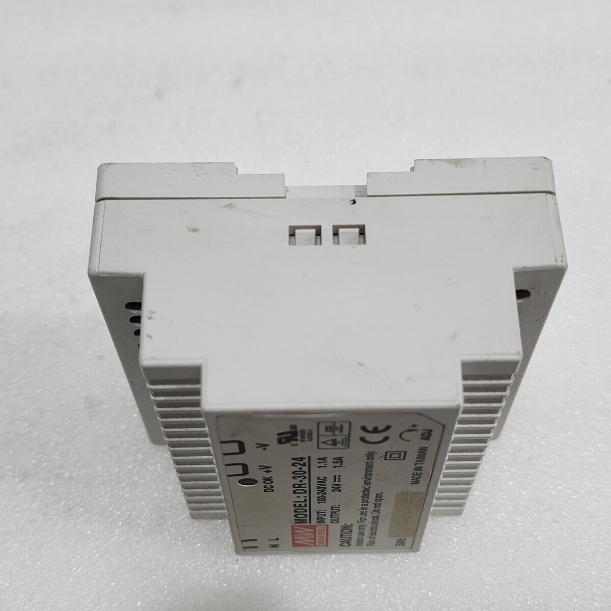 MEAN WELL DR-30-24 POWER SUPPLY MODULE 24VDC 1.5A - Image 3