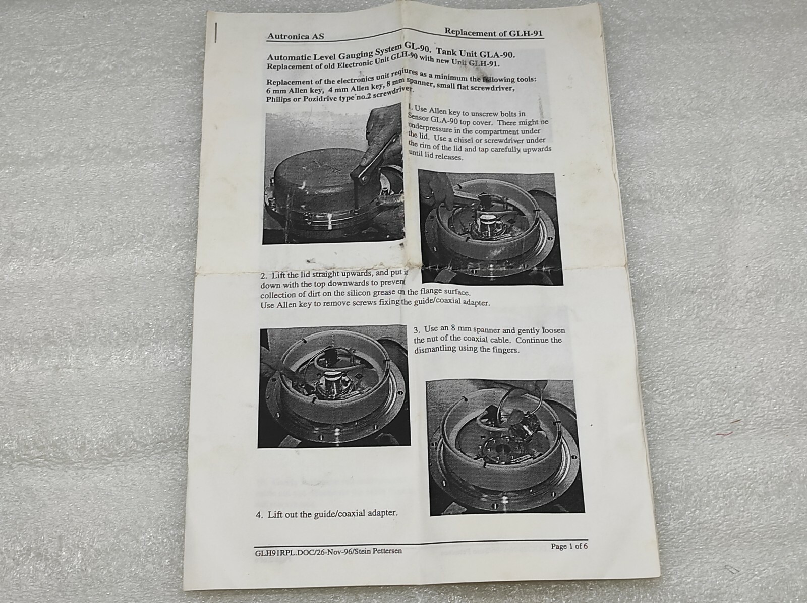 KONGSBERG AUTRONICA GLH-90/91 GL-90 GLA-90 AUTOMATIC LEVEL GAUGING SYSTEM - Image 12