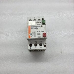SPRECHER + SCHUH KTA 3-25 MOTOR CONTROLLER 6.3-10.0 A