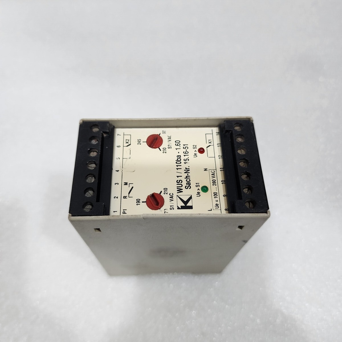 KLASCHKA WUS 1/110BA-1.60 RELAY 16.16-51 100-280V - Image 2