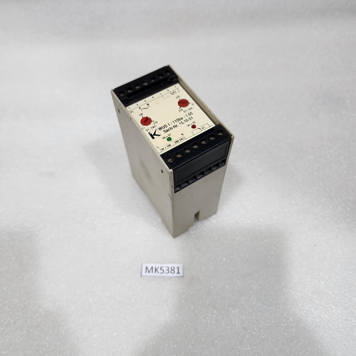KLASCHKA WUS 1/110BA-1.60 RELAY 16.16-51 100-280V - Image 6