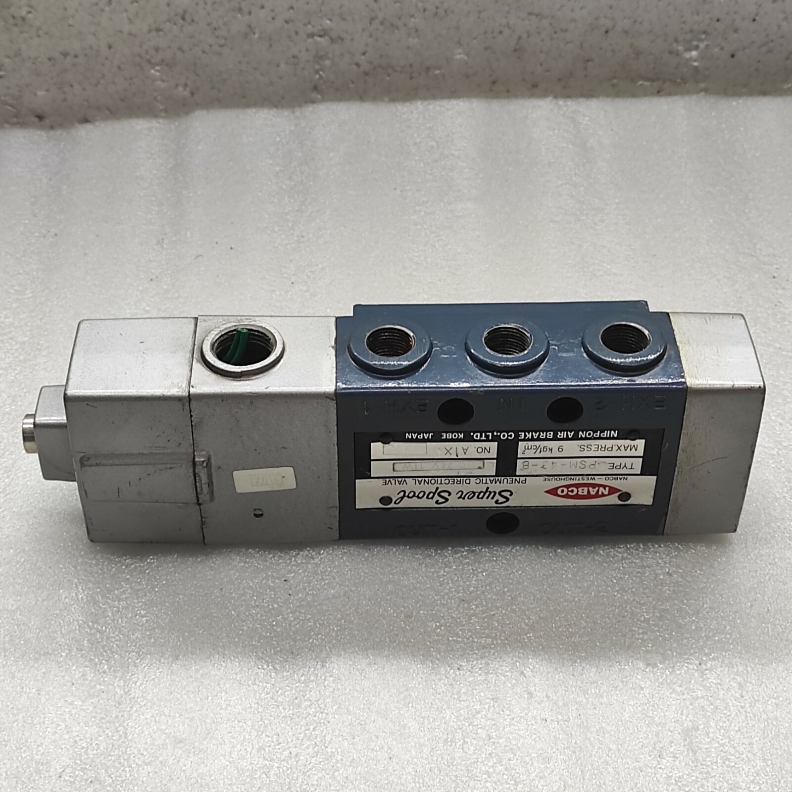 NABCO PSM-43-B PNEUMATIC DIRECTIONAL VALVE 9KGF/CM2 - Image 6