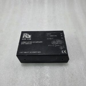 RS 808-438 LEAD ACID BATTERY CHARGER 24V 600MA | 230VAC INDUSTRIAL FLOAT CHARGER
