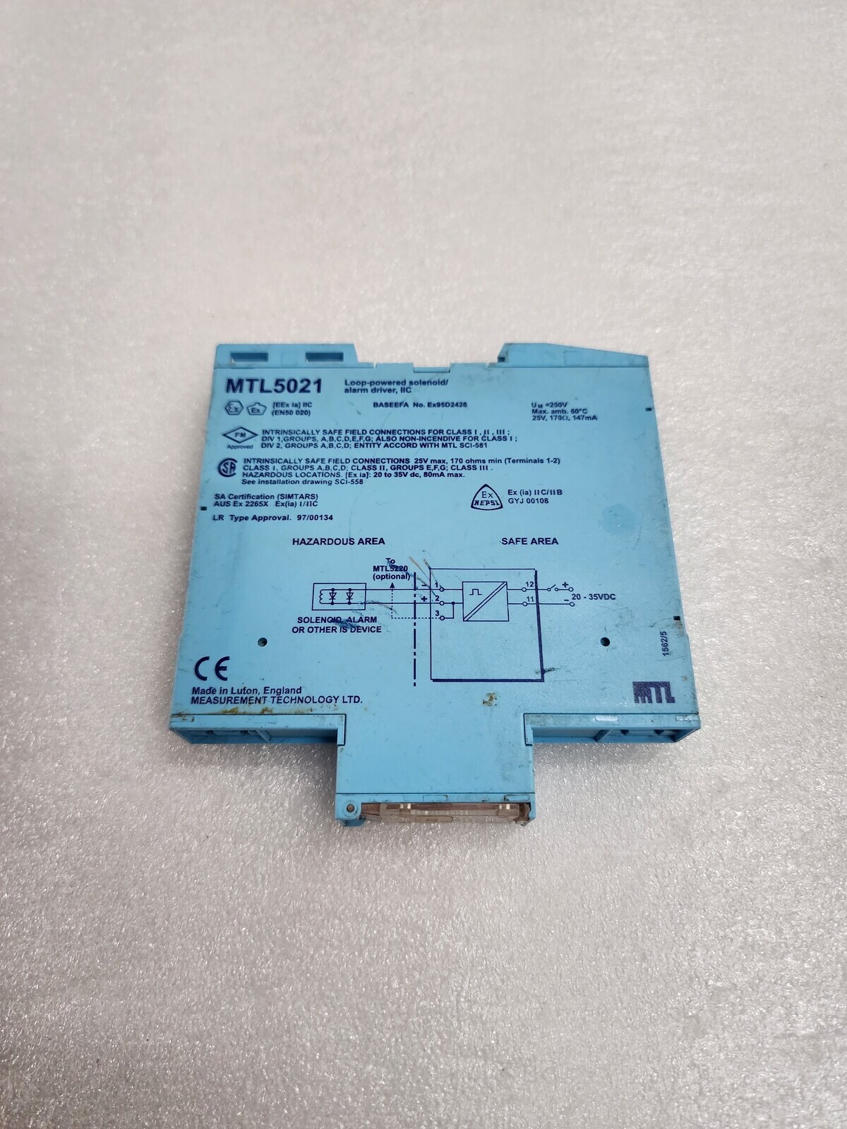 MEASUREMENT TECHNOLOGY MTL5021 SOLENOID ALARM DRIVER - Image 3