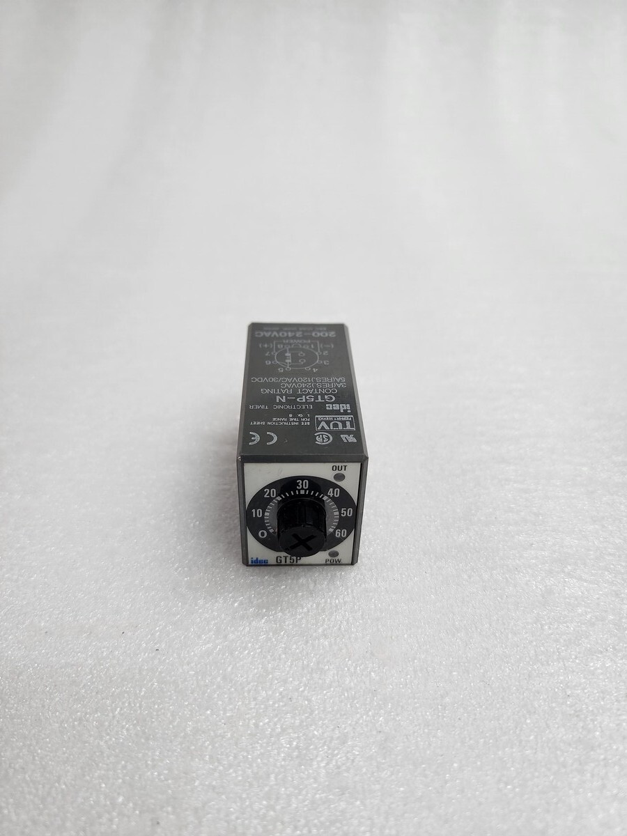 IDEC GT5P-N ELECTRONIC TIMER 200-240VAC 0-60SEC