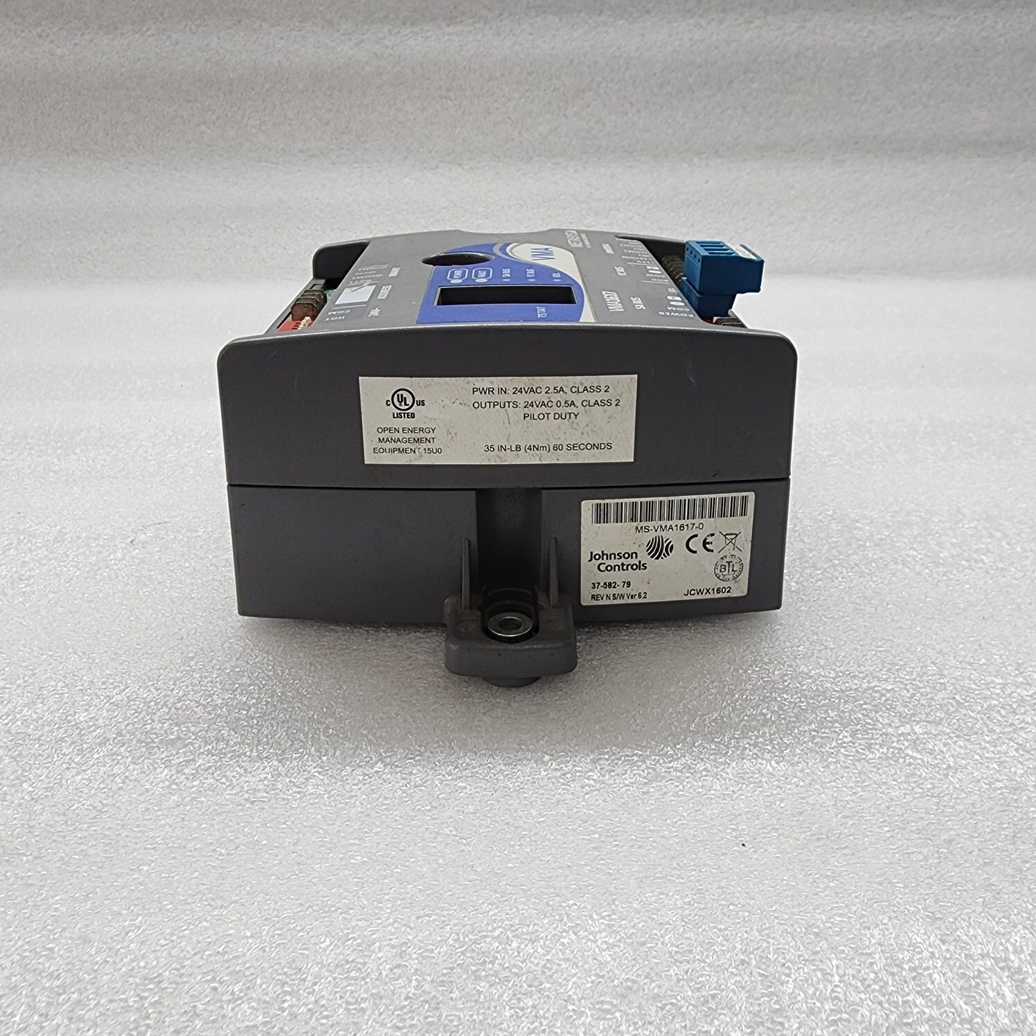 JOHNSON CONTROLS VMA1617 VAV CONTROLLER 24V - Image 4