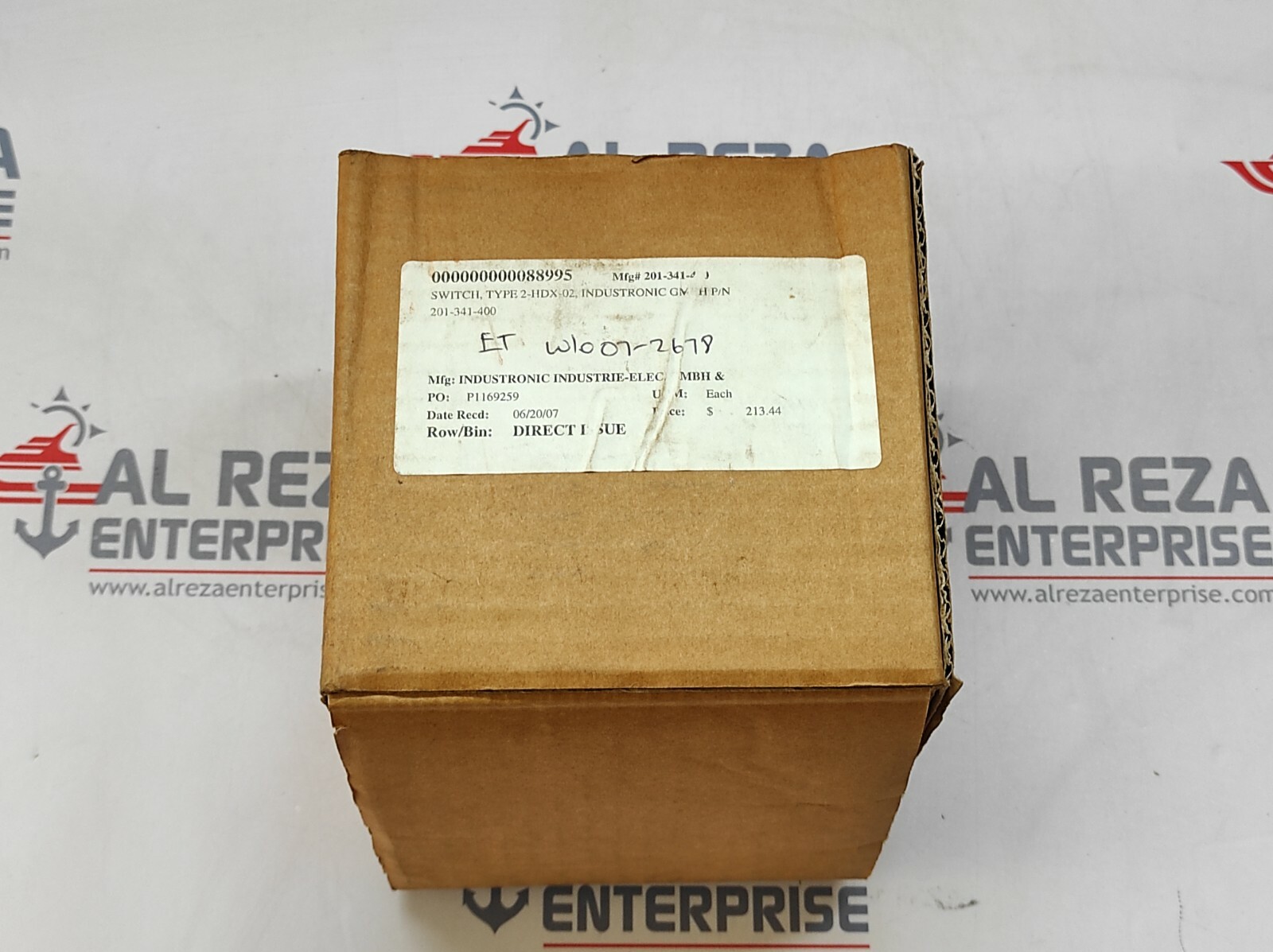 INDUSTRONIC 2-HDX-02 BUTTON PUSH TO TALK BACK 201-341-400 2HDX02 - Image 3