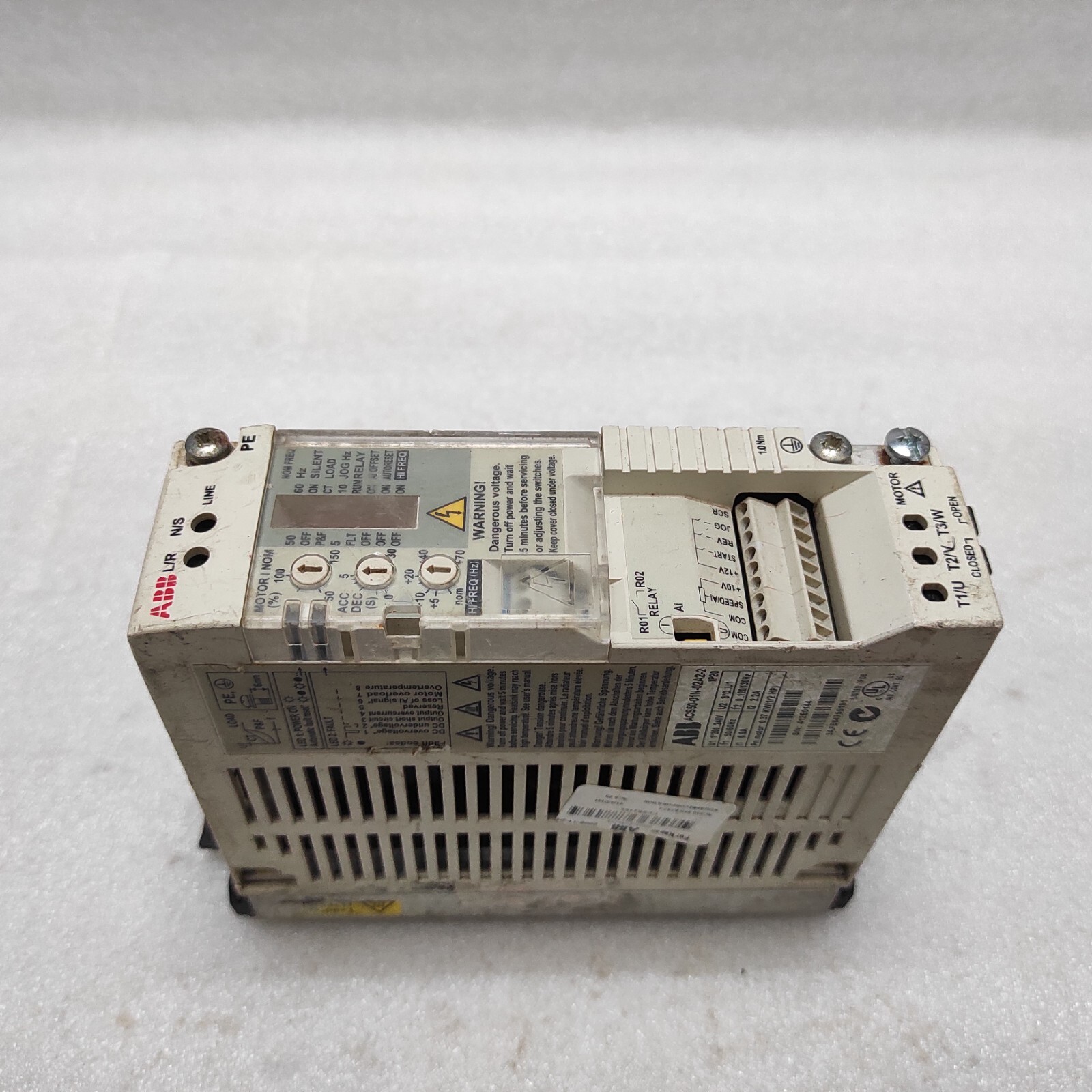 ABB ACS50-01N-02A2-2 INVERTER DRIVE 0.37kW 0.5HP 3AFE64759191 - Image 2