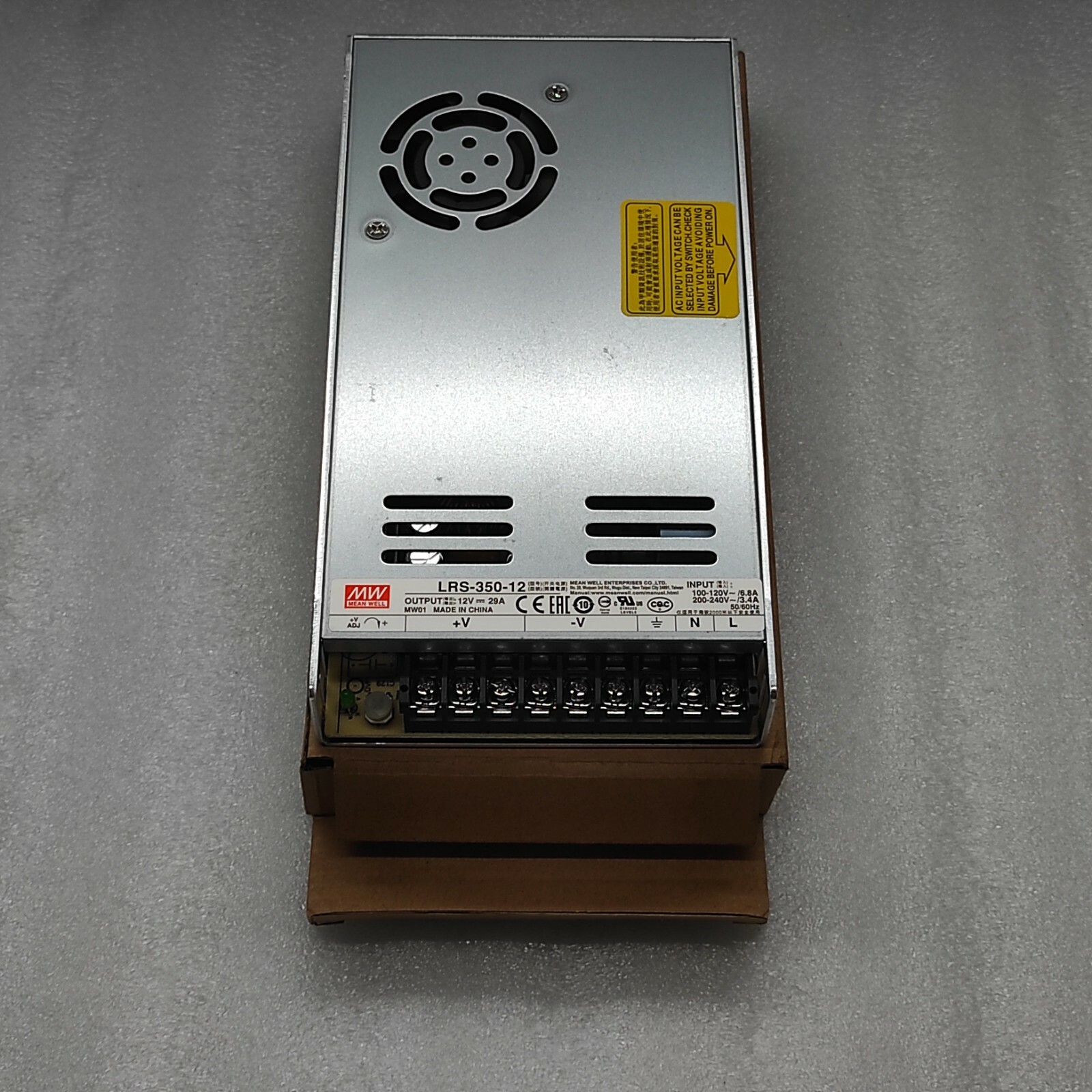 MEAN WELL LRS-350-12 POWER SUPPLY 12VDC 29A - Image 2