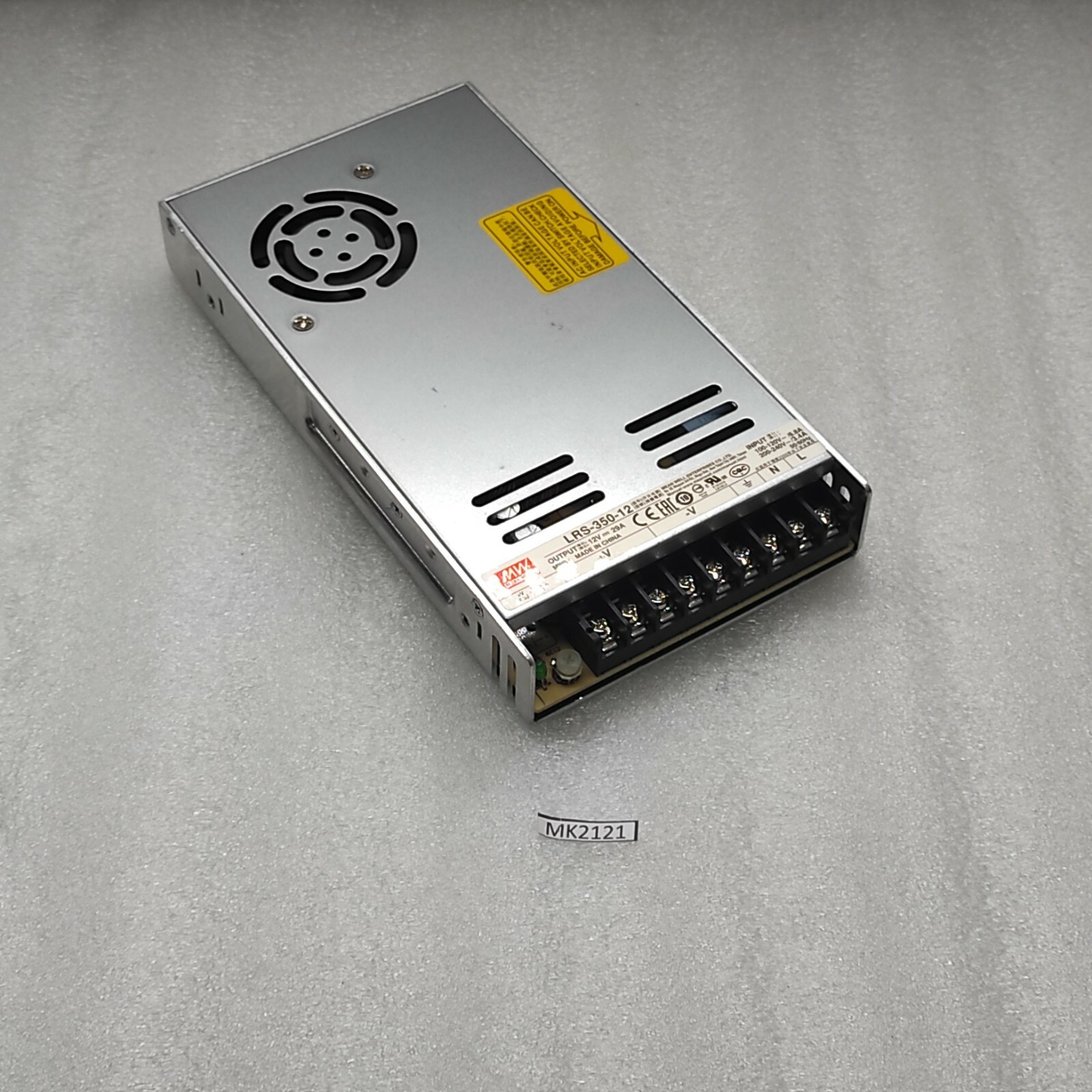 MEAN WELL LRS-350-12 POWER SUPPLY 12VDC 29A - Image 9