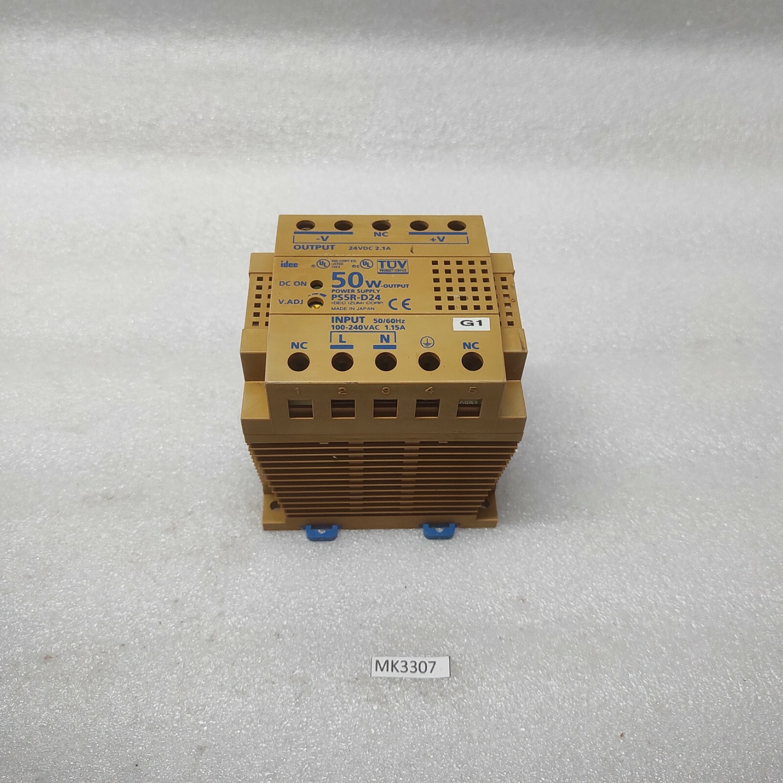 IDEC PS5R-D24 POWER SUPPLY 24VDC 2.1A - Image 6