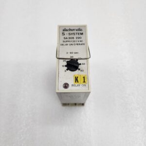 ELECTROMATIC S-SYSTEM SA 205 220 DELAY ON OPERATE 220V