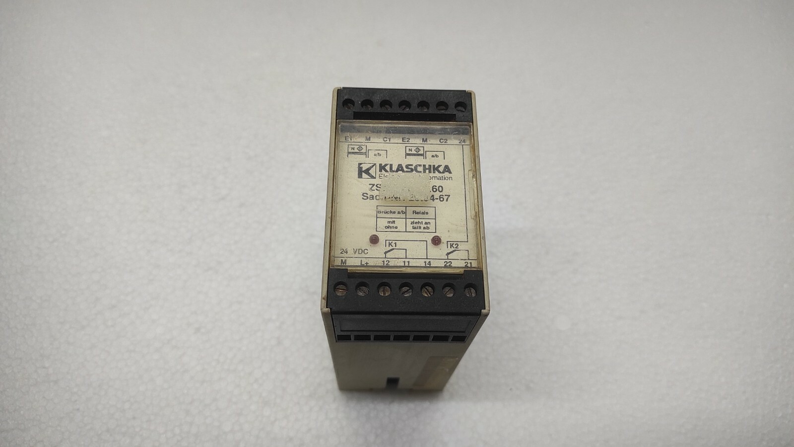KLASCHKA ZSN 2/CC-1.60 TRANSISTOR RELAY 2594086331 DC24V - Image 2