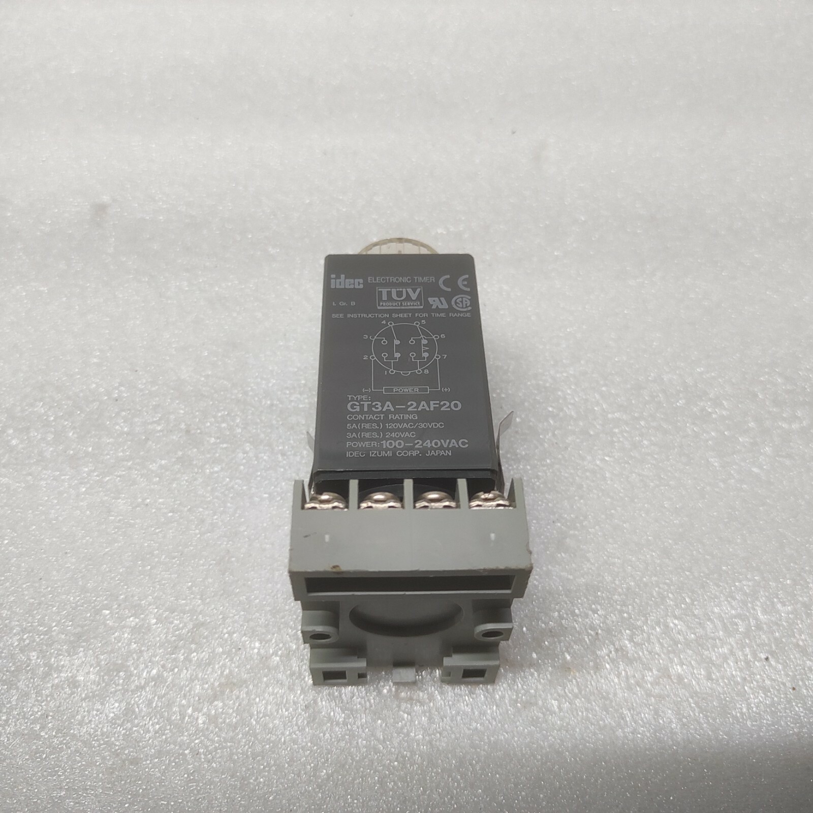 IDEC GT3A-2AF20 MULTIFUNCTION TIMER 100-240VAC - Image 3