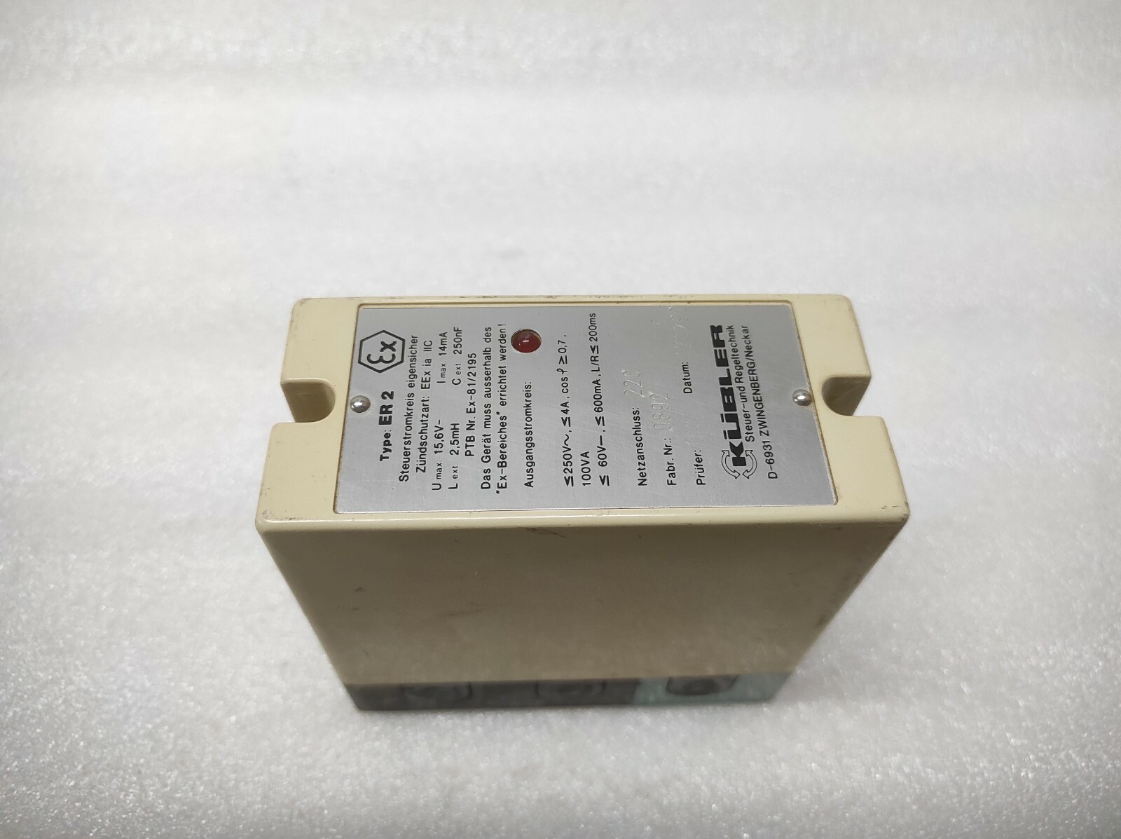 KUBLER ER2 CONTROL CIRCUIT - Image 2