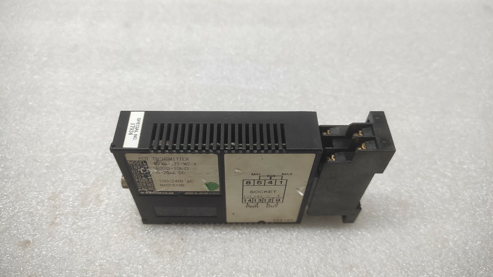 M-SYSTEM M2XM POT TRANSMITTER M2XM-1Z1-M2-X 100-240VAC - Image 5