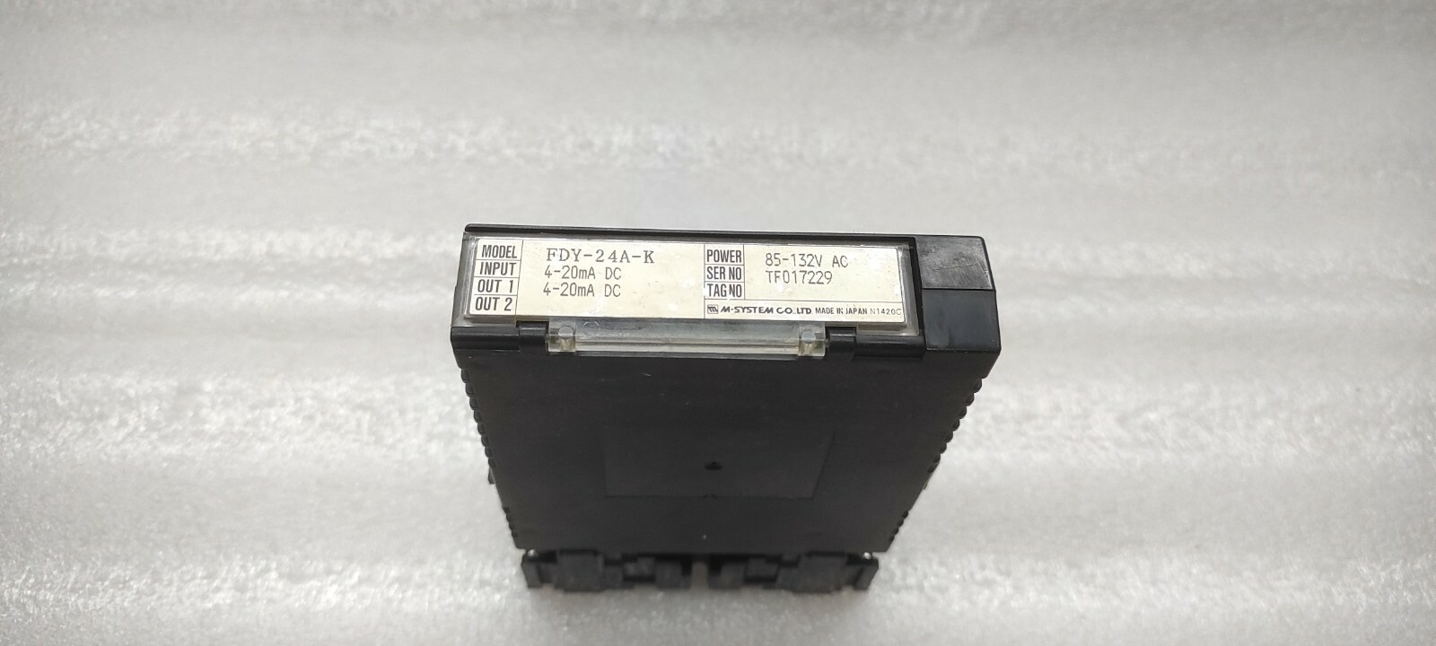 M-SYSTEM FDY-24A-K CURRENT LOOP SUPPLY 85-132VAC