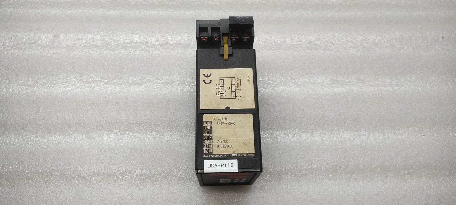 M-SYSTEM AS4V-S22-R DC ALARM 24VDC - Image 4