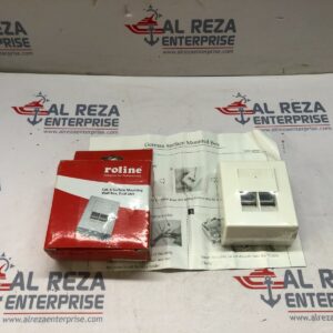 ROLINE 25-16-8392 CAT 6 SURFACE MOUNTING WALL BOX DUAL JACK