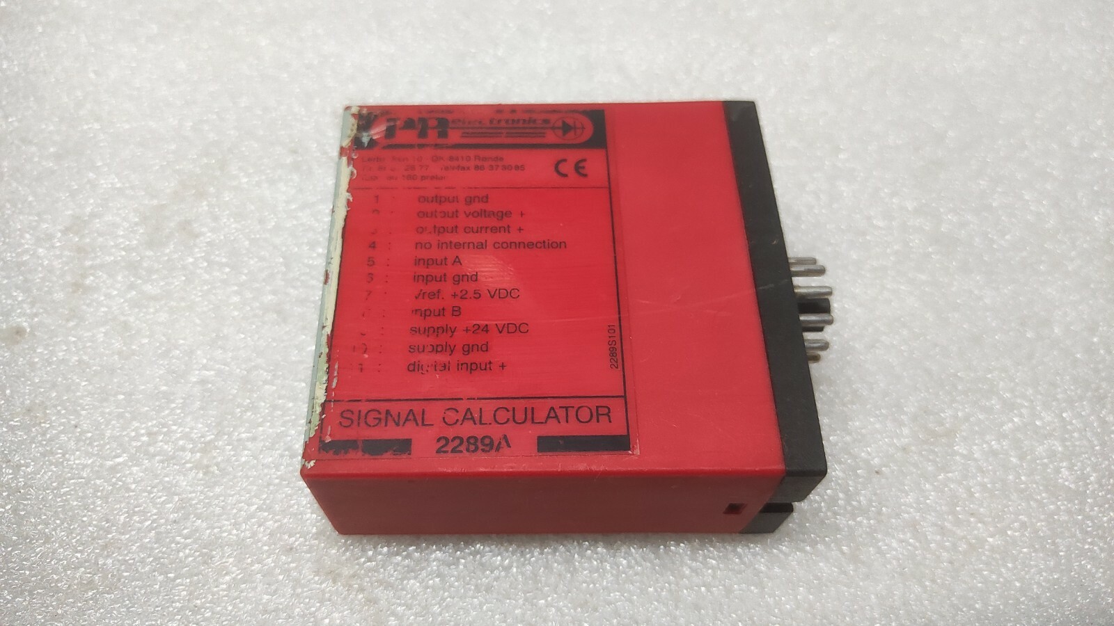 PR ELECTRONICS 2289A SIGNAL CALCULATOR 24VDC 2289A1 - Image 2