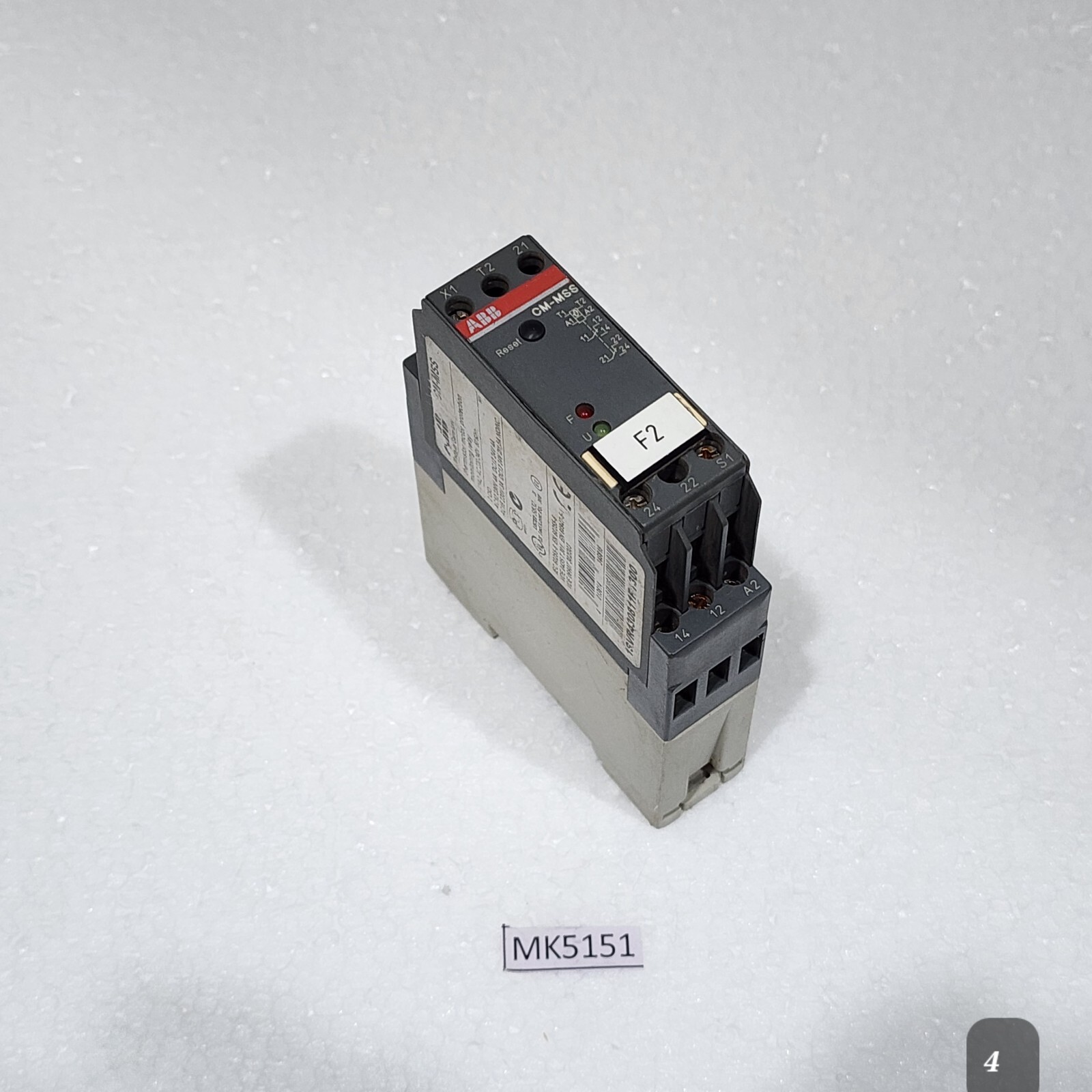 ABB CM-MSS THERMISTOR MOTOR PROTECTION RELAY 1SVR430811R1300 - Image 9