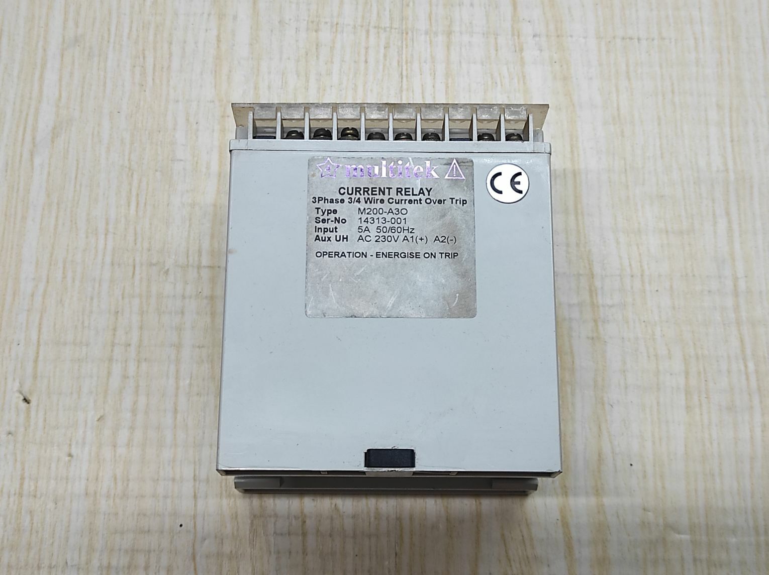 MULTITEK M200-A30 CURRENT RELAY M200A30 - Image 4