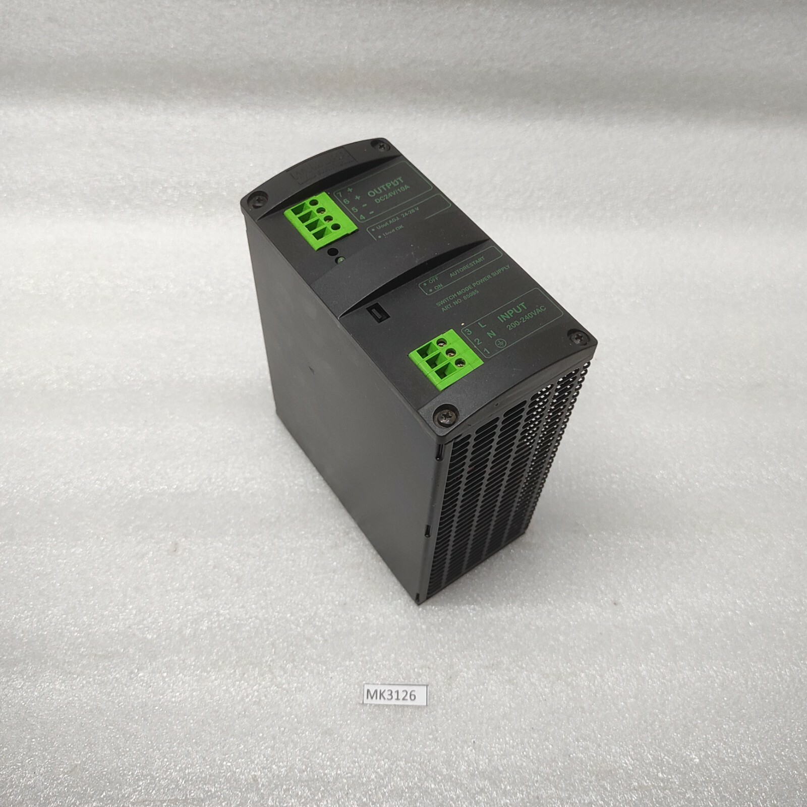 MURR ELEKTRONIK MCS10-230/24 POWER SUPPLY 85085 24VDC 10A - Image 9