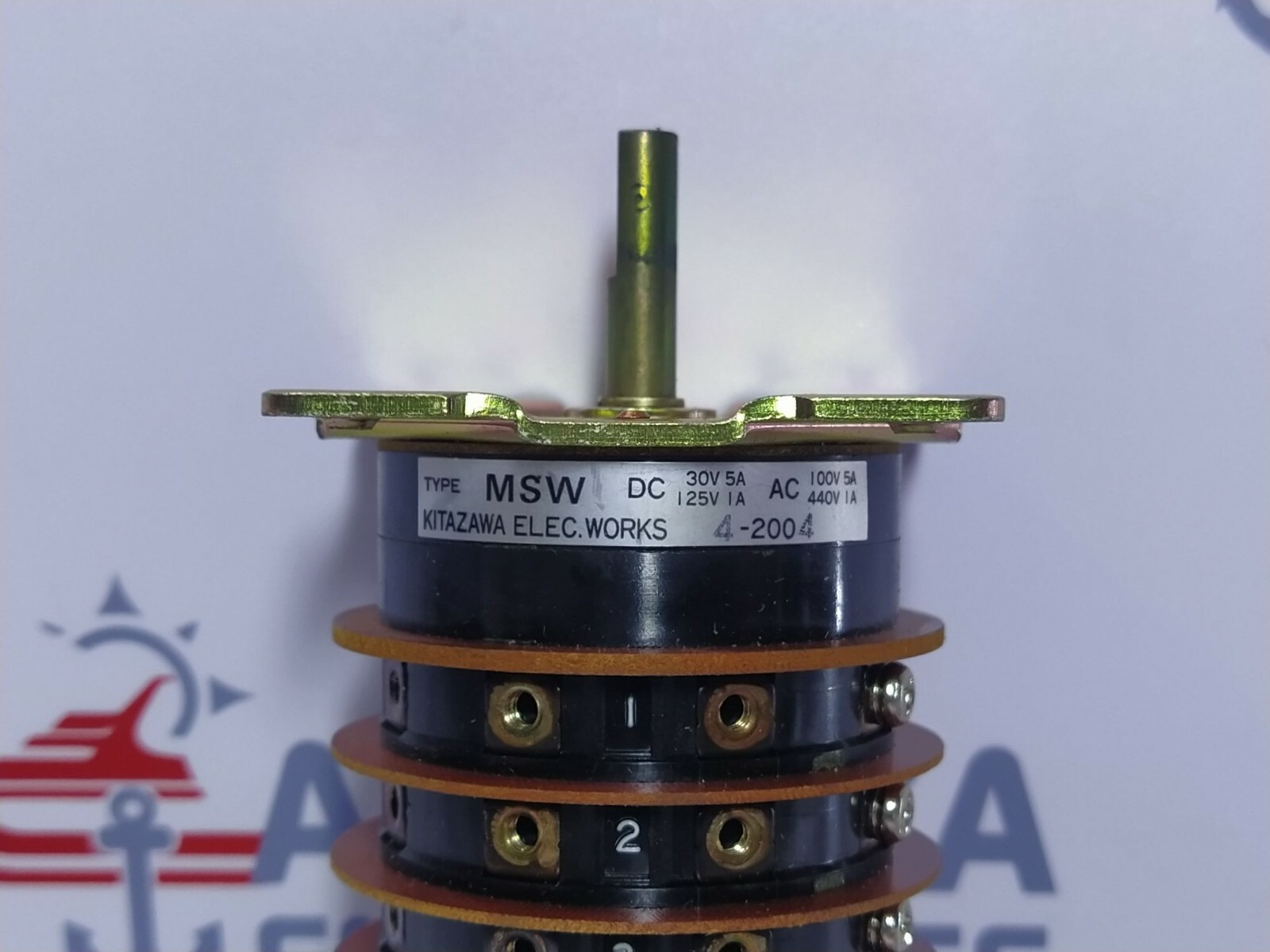 KITAZAWA MSW SWITCH 100038871 30VDC 5A/125VDC 1A/100VAC 5A/440VAC 1A 1000388712 - Image 8