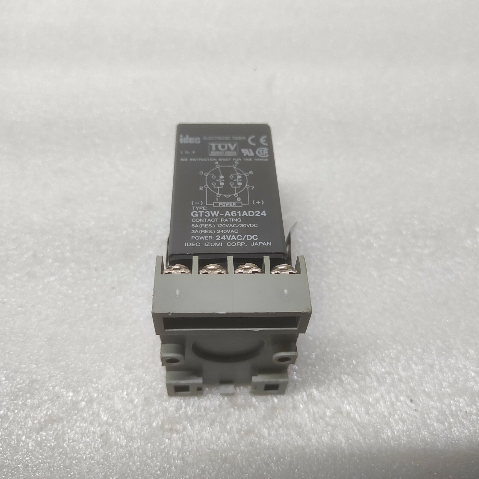 IDEC GT3W-A61AD24 TIME DELAY RELAY 24VAC/DC - Image 3