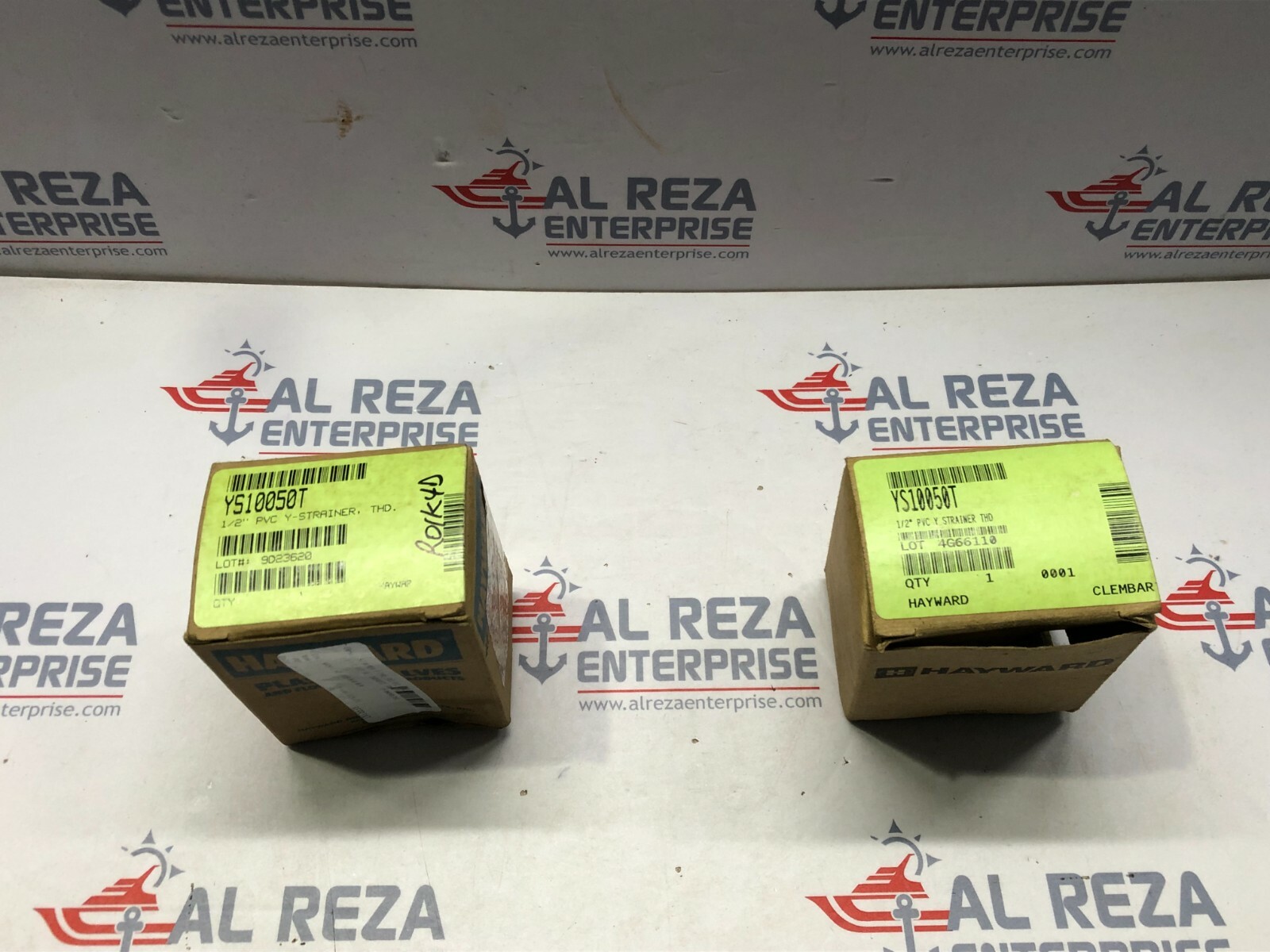 HAYWARD YS10050T 1/2" PVC Y-STRAINER THREADED LOT OF 2 UNIT - Image 2