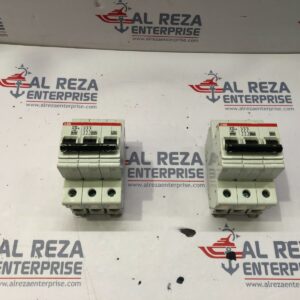 ABB S223 K 25A 3-POLE CIRCUIT BREAKER E76126 347/600 VAC LOT OF 2 UNIT