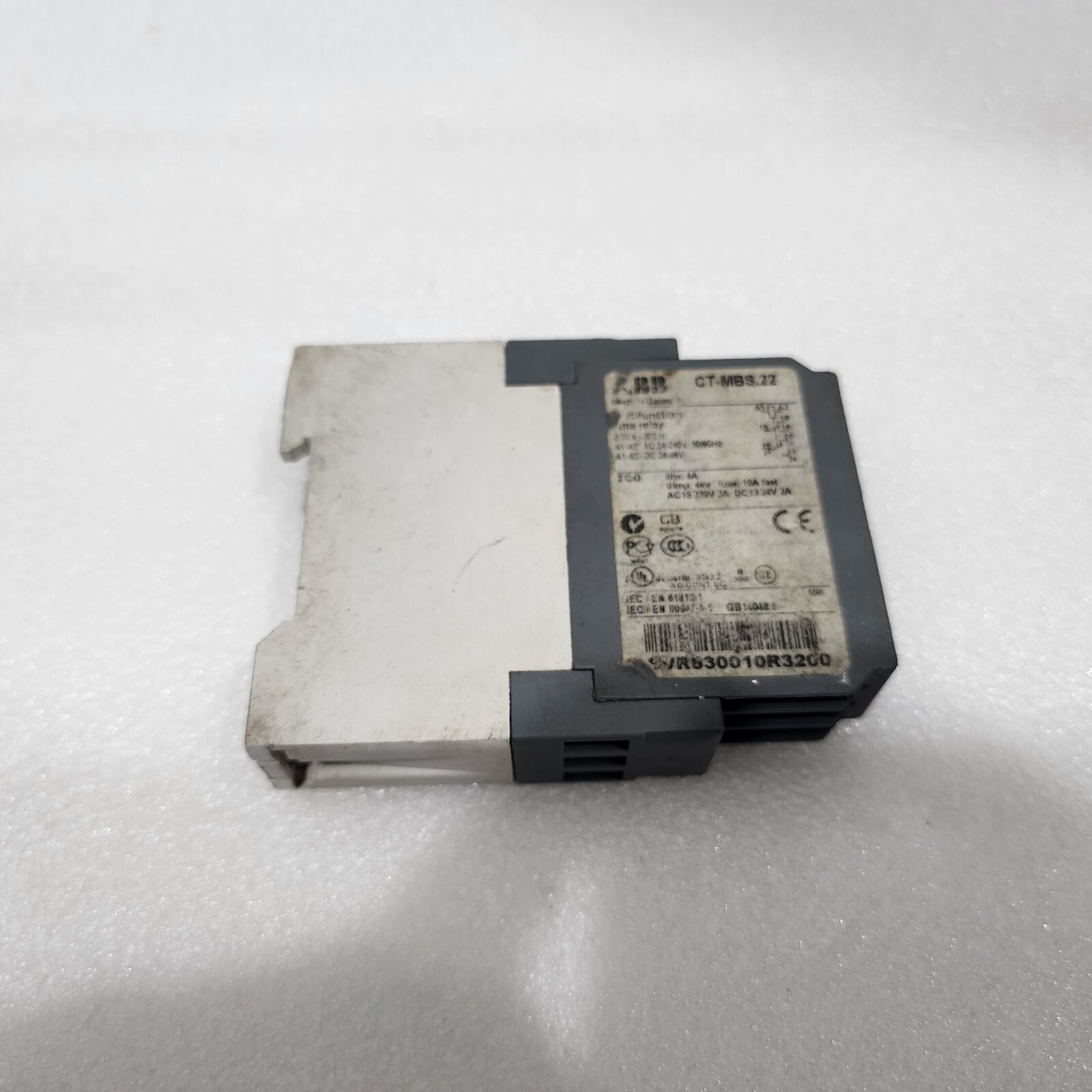 ABB CT-MBS.22 MULTIFUNCTION TIME DELAY RELAY 1SVR630010R3200 24-240VAC/24-48VDC - Image 3