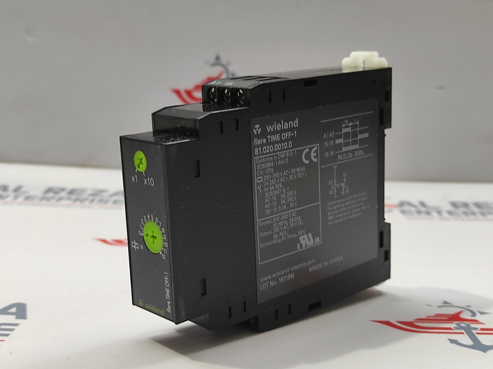WIELAND FLARE TIME OFF-1 81.020.0010.0 OFF DELAY TIMER - Image 2