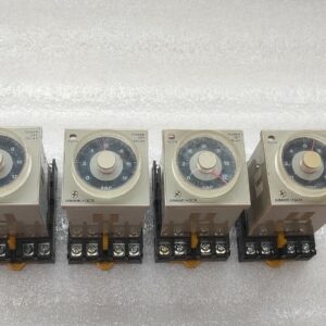 OMRON H3CR-H8L TIMER REAY 100-120VAC LOT OF 4  UNIT